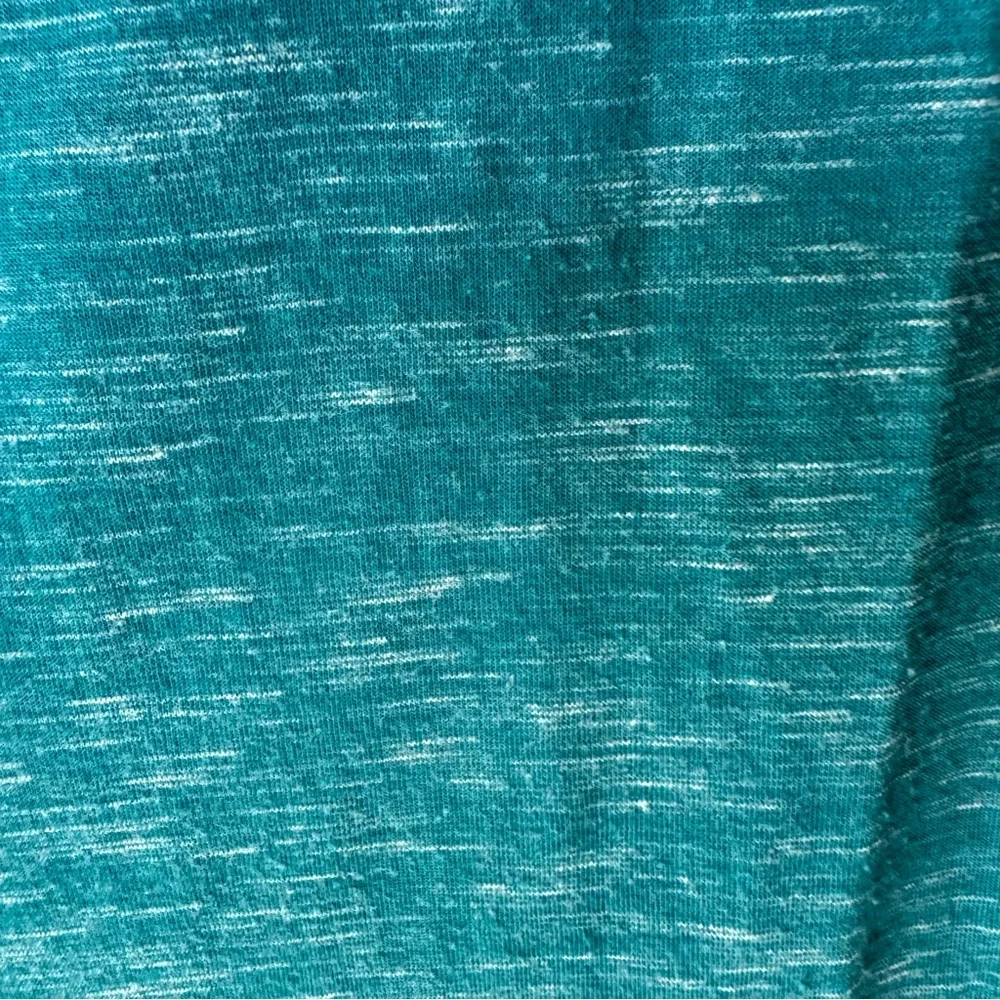 Faded Glory Womens T Shirt with Chest Pocket Turquoise Blue Green Medium - Picture 7 of 9